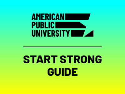 APU - American Public University: Start Strong Guide