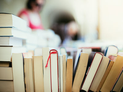 stacks of books