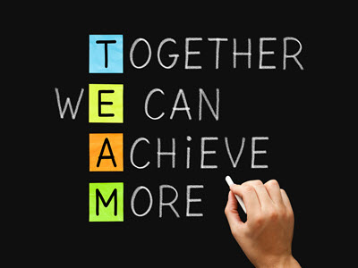 Together wE can Achieve More - to spell out TEAM