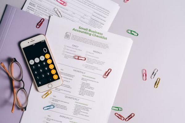 accounting checklist document