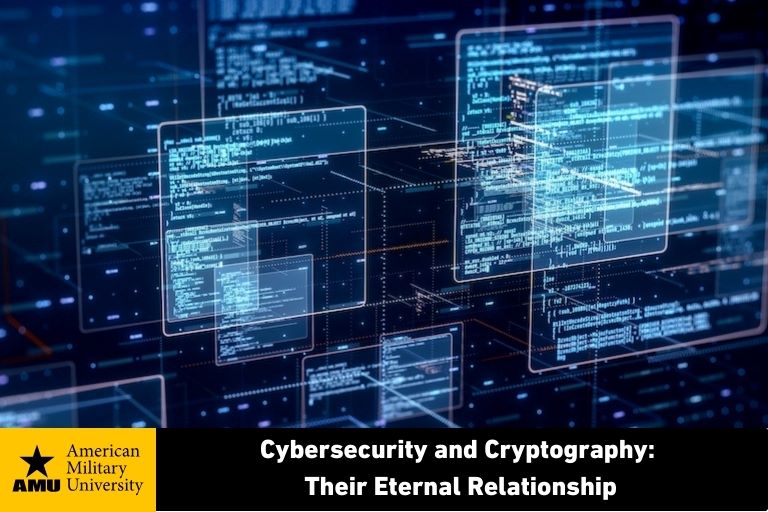 cybersecurity and cryptography graphics image