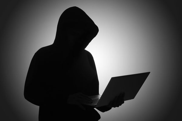 cybercriminal silhouette