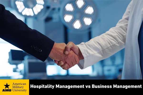 hospitality managers shaking hands