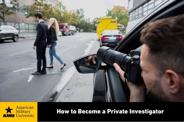 private investigator photographing couple