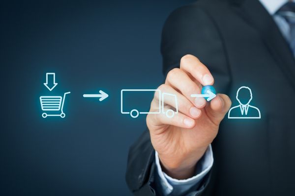 supply chain management icons