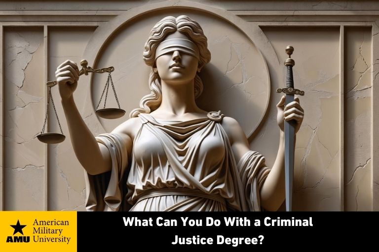 criminal justice symbolic statue of blindfolded woman holding scale and sword