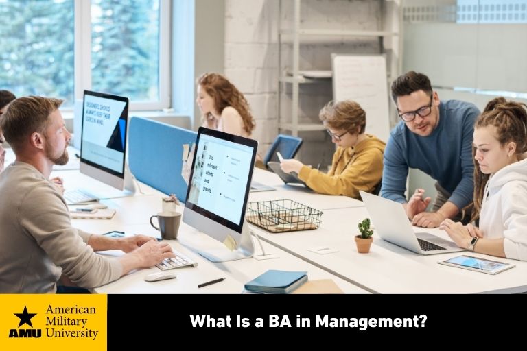 BA in management students